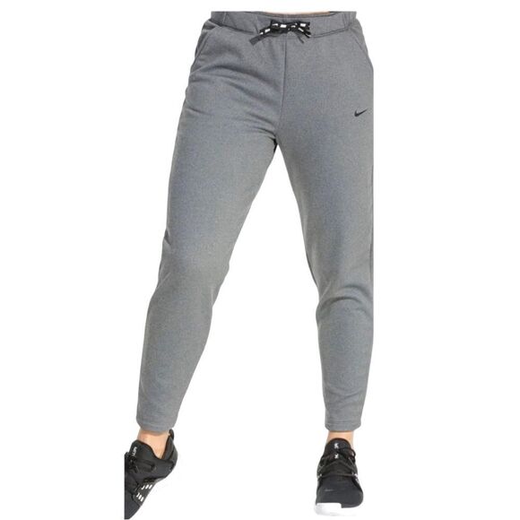 NIKE THERMA Fleece Athletic Jogger, Gray, Zip Ankles BV5171 Size M - Picture 6 of 7